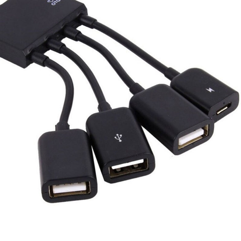 USB 4-port HUB Hub With One With Four Belts Charge