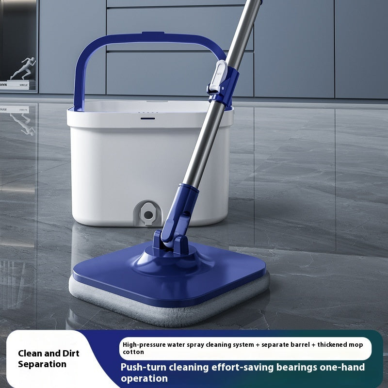 Hand Wash-free Rotary Mop Household Automatic Dehydration Lazy Mop