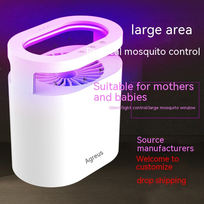 Smart Mosquito Killing Lamp Home Indoor Plug-in Type Mosquito Killer Battery Racket Static