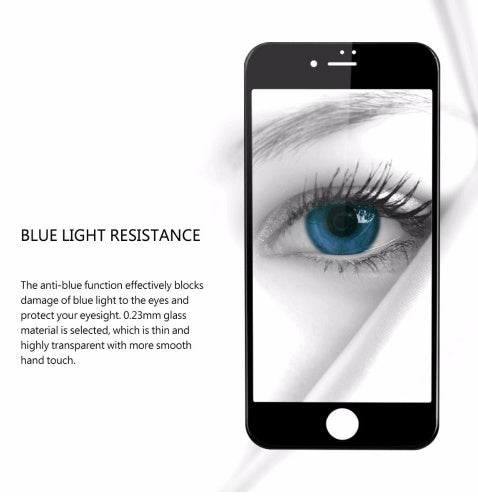 Compatible With 0.23MM Screen Protector Tempered Glass For 7 6 6s Plus Soft 3D Curved Full Cover Protective Toughened Glass Film