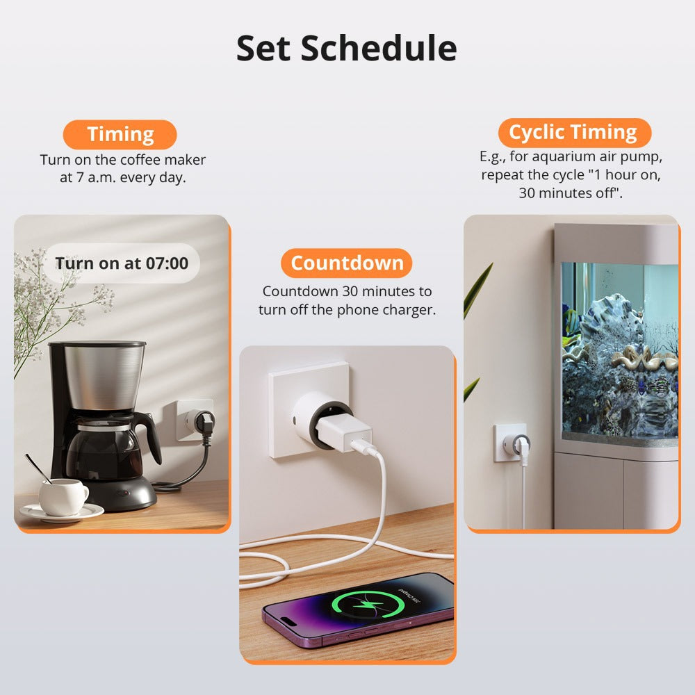 Smart Socket Power Statistics Remote Voice