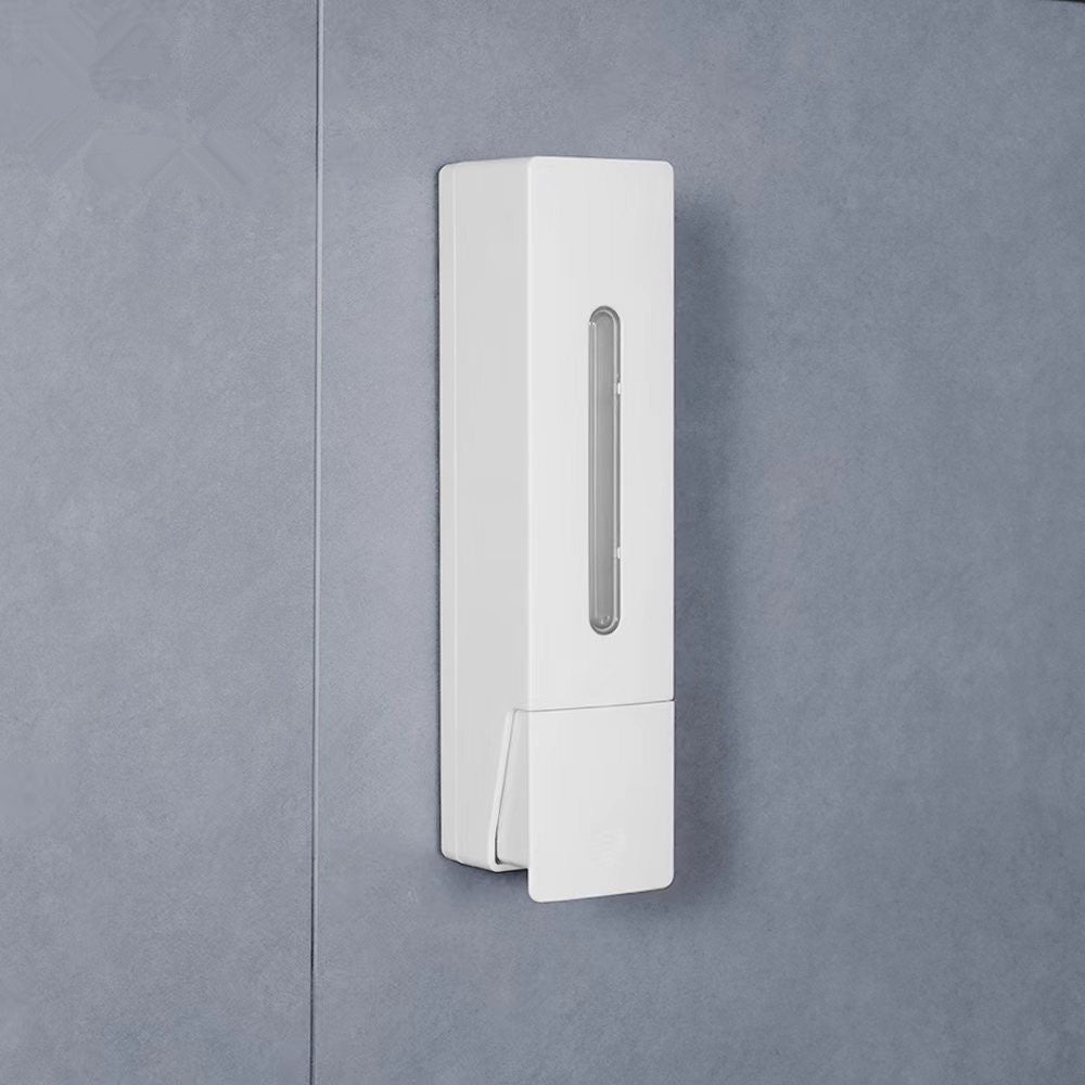 Wall-mounted Punch-free Hair & Body Shampoo Box Press Soap Dispenser