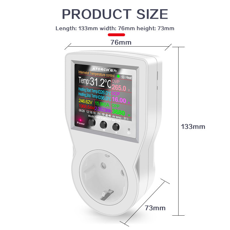 Smart Temperature Controller Digital Display Thermostat