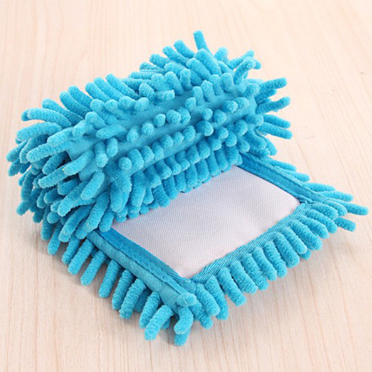 Flat Mop Chenille Mop Wet And Dry Lazy Stainless Steel Telescopic