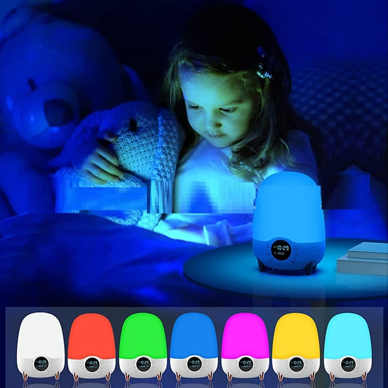 Colorful Atmosphere Bedroom Night Light Smart Bluetooth Speaker
