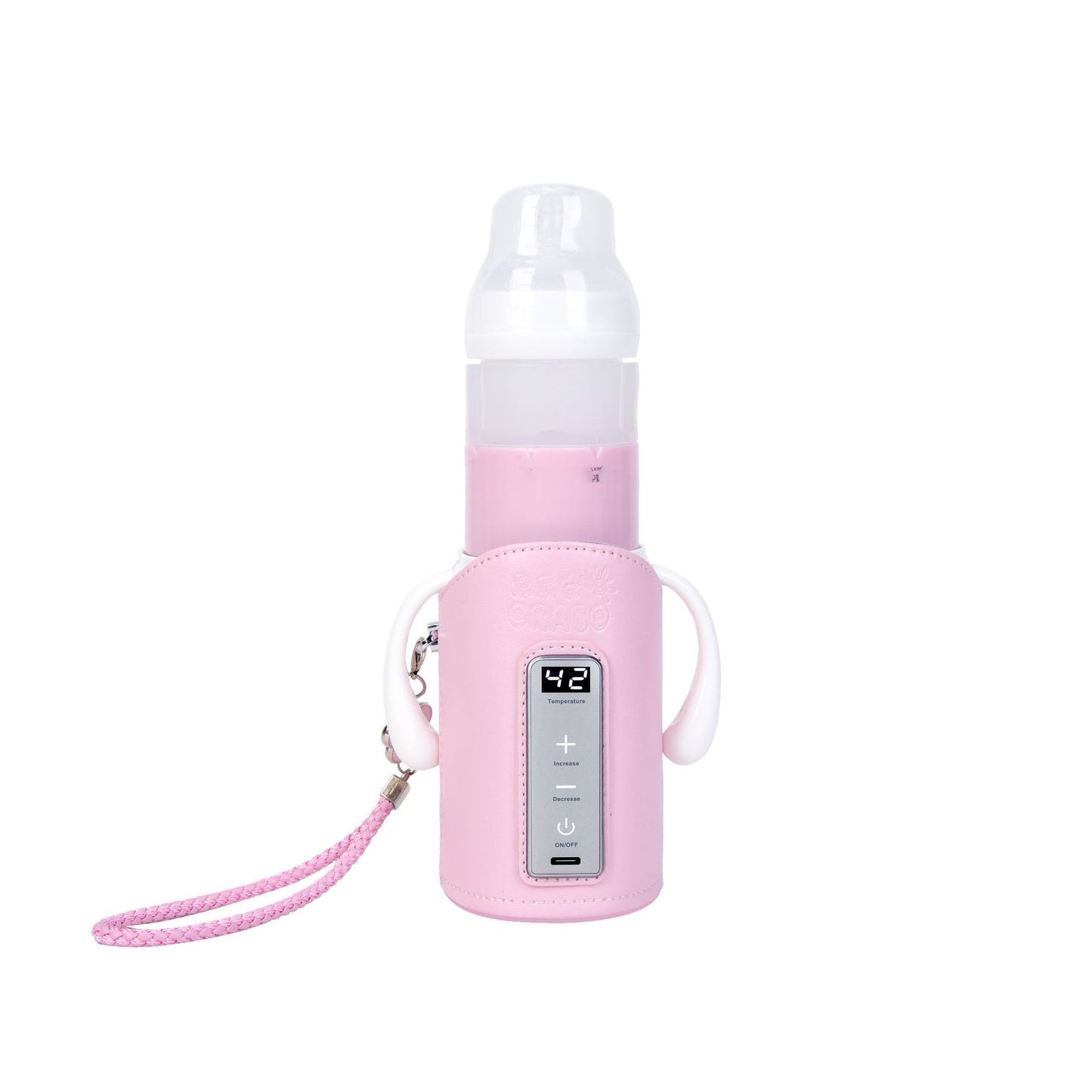 Smart Bottle Thermostat Milk Jacket Heating Travel Portable