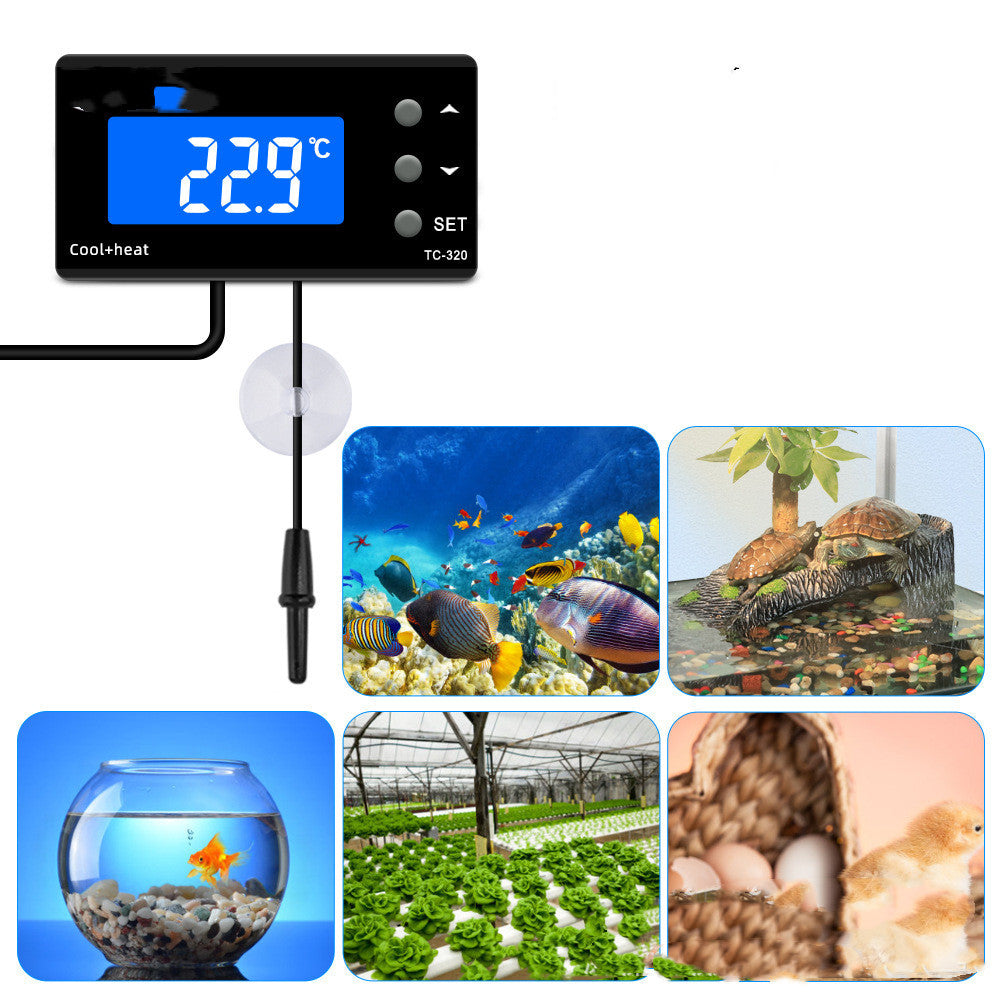 Aquarium Incubation Pet Temperature Controller Split Socket Automatic Conversion Refrigeration Heating Thermostat