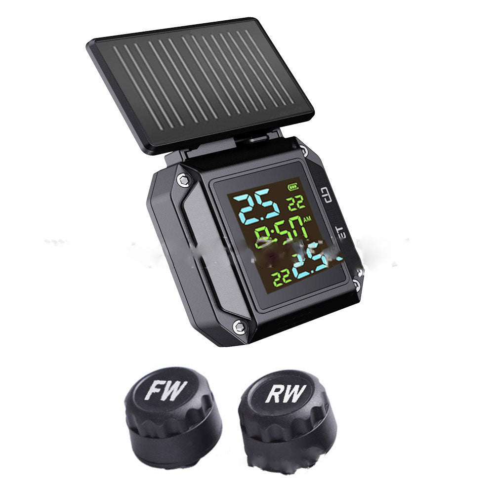 Solar Motorcycle Tire Pressure Monitor