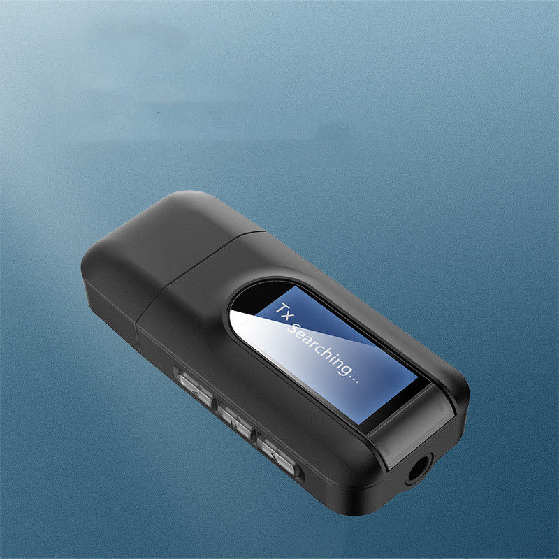 New Bluetooth Receiver LCD Display Bluetooth 5.0 Adapter