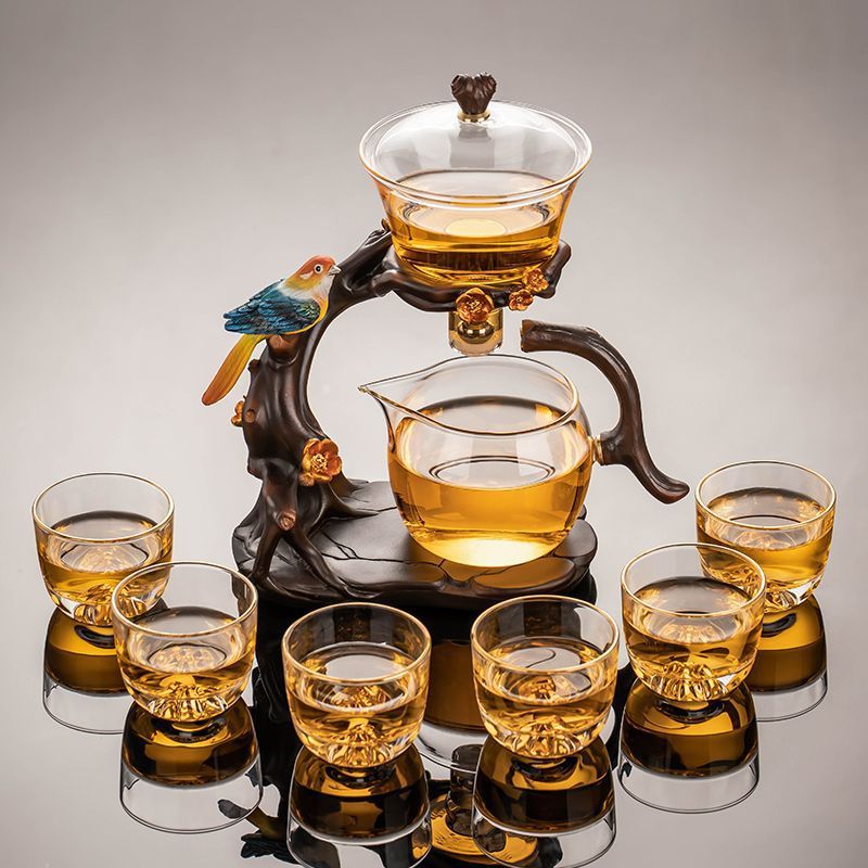 Glass Automatic Tea Set Household Teapot Tea Cup