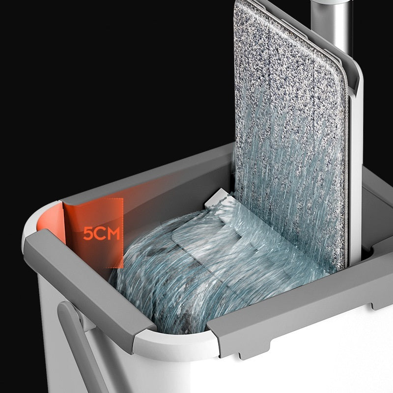 New Hand-free Household Flat Mop Labor-saving Lazy Mop Barrels Wet And Dry Dual-use Lazy Mop