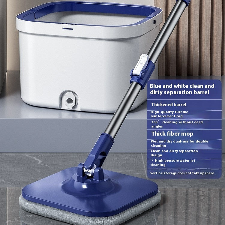 Hand Wash-free Rotary Mop Household Automatic Dehydration Lazy Mop