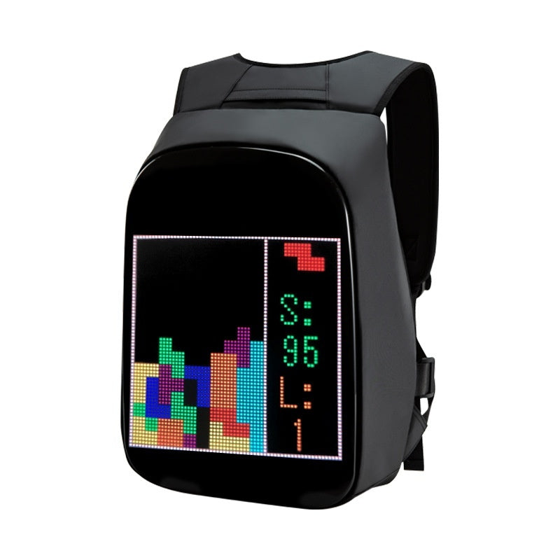 Bluetooth Outdoor LED Dynamic Pixel Smart Display Backpack