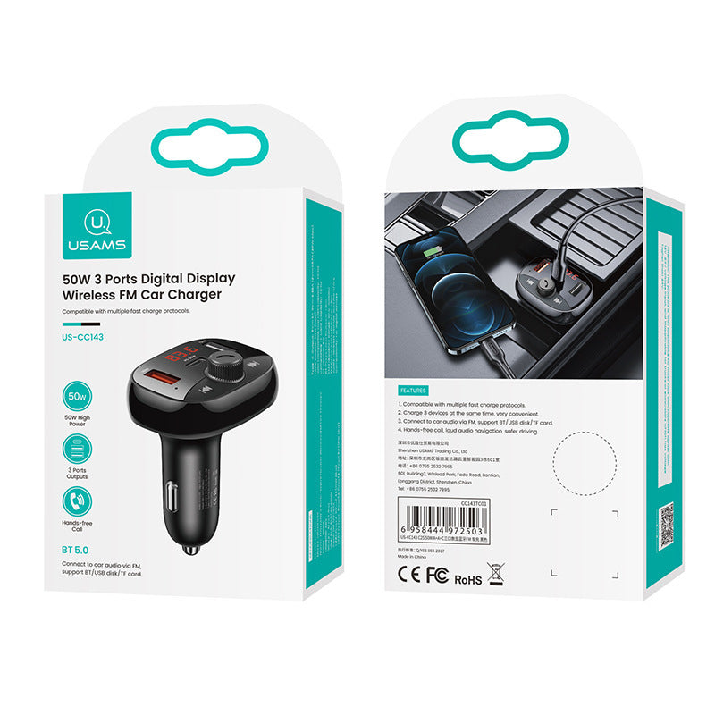 Bluetooth Receiver Hands Free Car Cigarette Lighter
