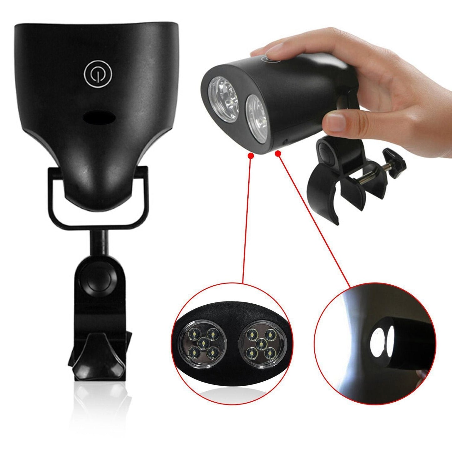 DC45V Barbecue Light Outdoor Tent Camping Night Bicycle Light