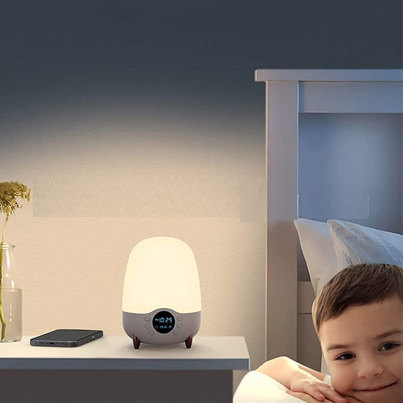 Colorful Atmosphere Bedroom Night Light Smart Bluetooth Speaker