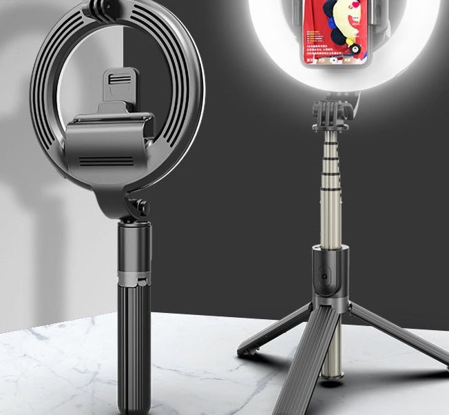 Tooth Selfie Stick Net Celebrity Fill Light Lamp Anchor Shake