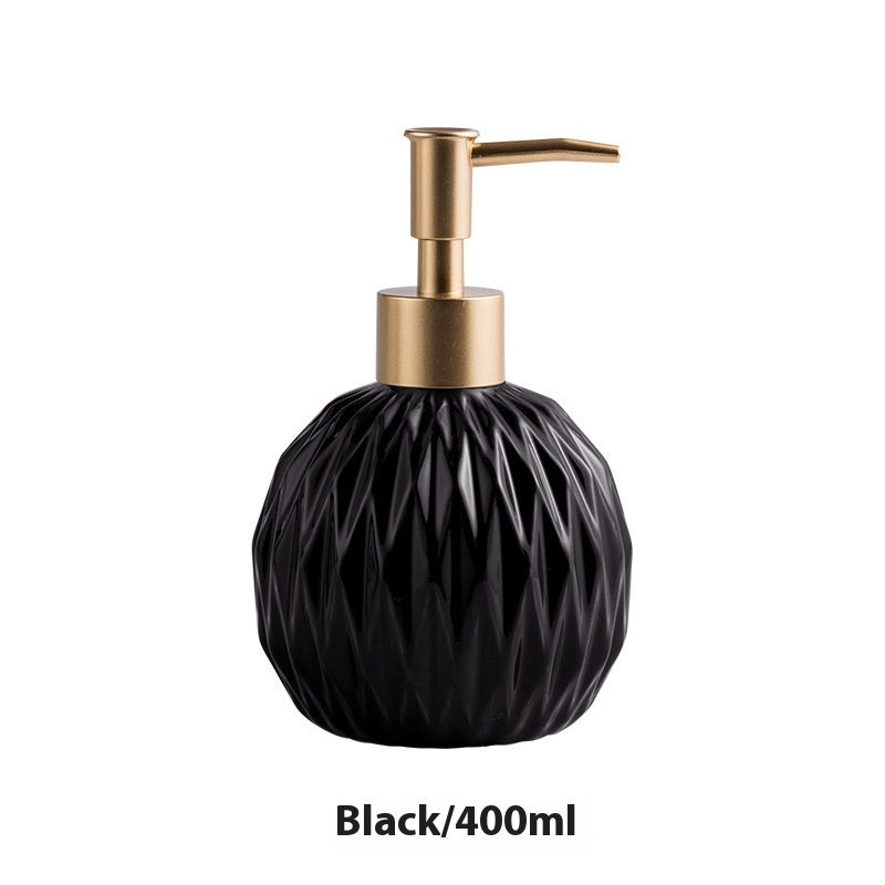 Ceramic Hand Sanitizer Bottle Bathroom Decoration