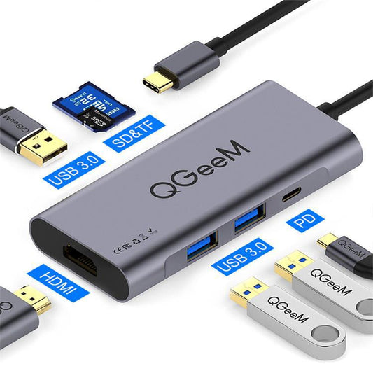 QGeeM 7-in-1 Type C hub