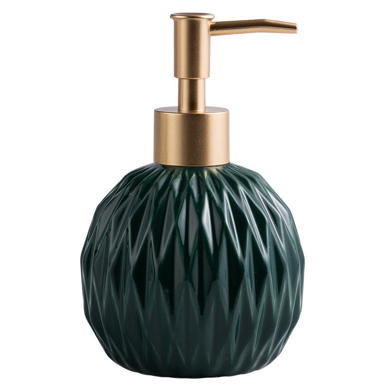 Ceramic Hand Sanitizer Bottle Bathroom Decoration