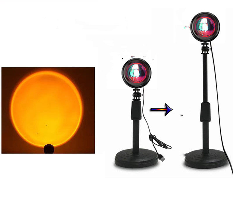 Desktop Retractable Sunset Light, Sunset Light, Atmosphere Night Light