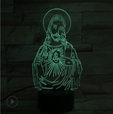 Religious series 3D night light