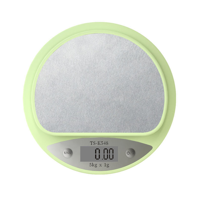 Kitchen Scale 5kg Weight Grams Digital Balance Precision Accurate Green Electronic LCD Food Baking Portable Scale