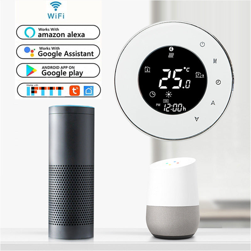Programmable digital display thermostat