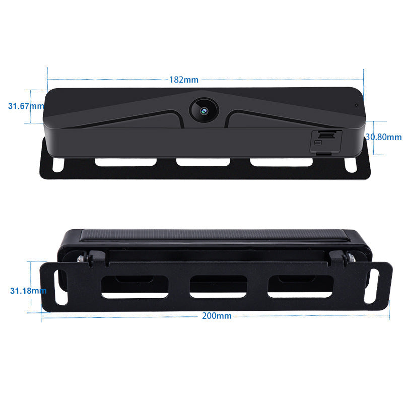 Car Wireless Solar Car Camera Reversing Image HD Rear View Monitor Car Monitor
