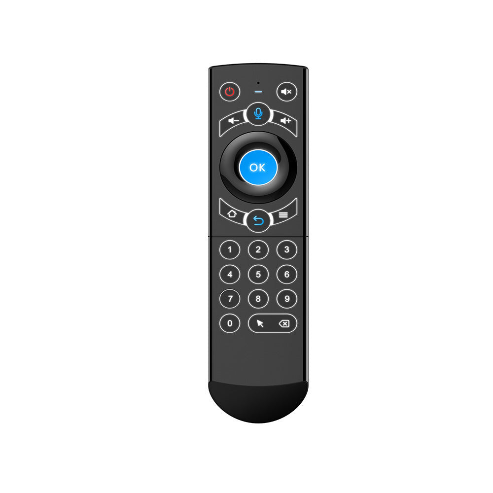 Cross-border Google Intelligent Voice TV Set-top Box Universal Remote Control Wireless Mouse And Keyboard
