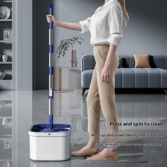 Hand Wash-free Rotary Mop Household Automatic Dehydration Lazy Mop
