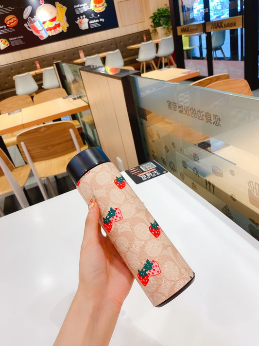 Smart digital display thermos cup portable water cup