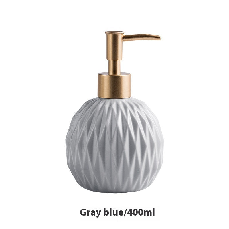 Ceramic Hand Sanitizer Bottle Bathroom Decoration