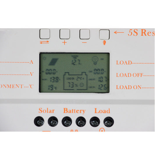 Battery Current Display Solar Charge Controller