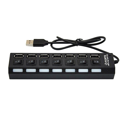 With Switch Hub Usb 7 Bit Splitter 7 Port Usb Hub One Drag Seven Hub Converter