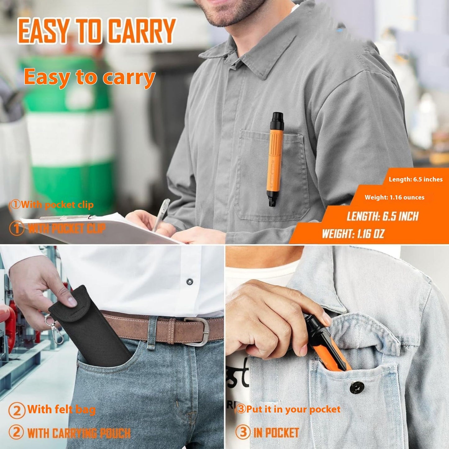 Pen Style Handheld Gas Leak Detector