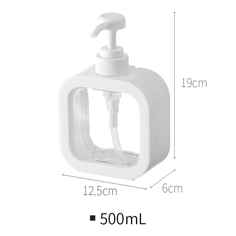 Transparent Bottled Bathroom Hand Sanitizer