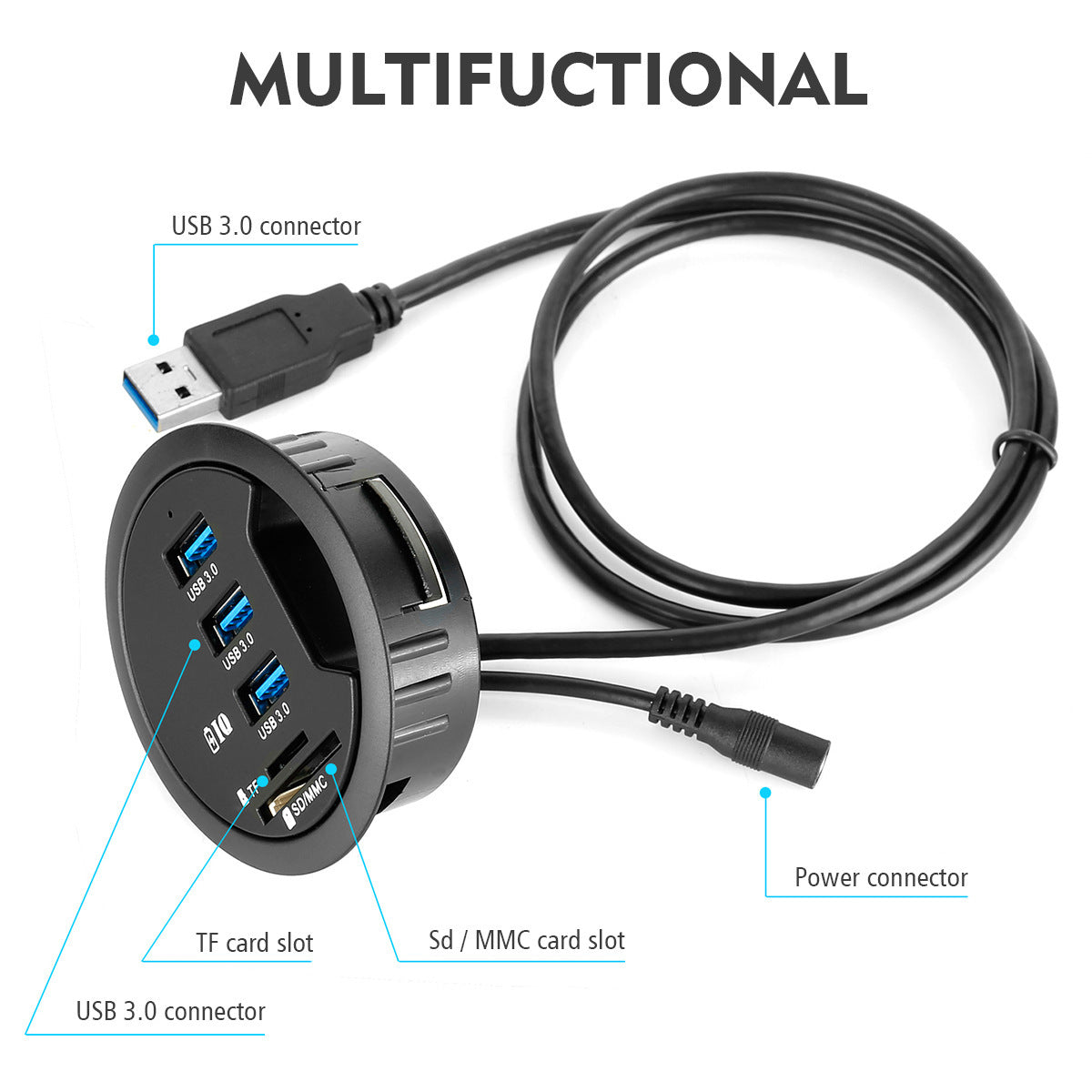 USB3.0 hub splitter