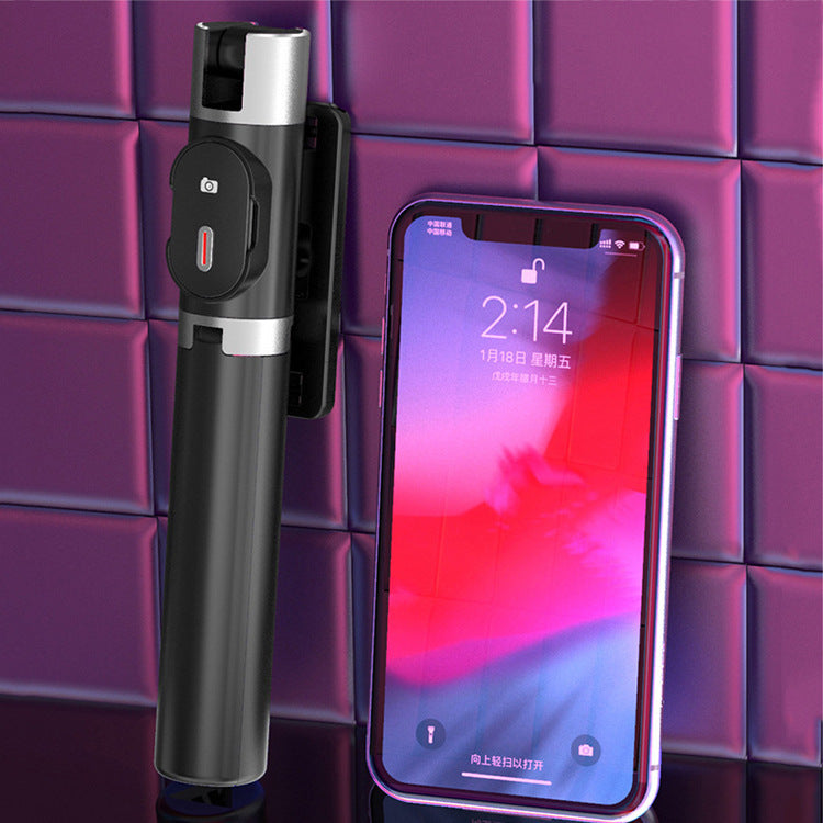 Compatible with Apple, Bluetooth Fill Light Selfie Stick Mobile Phone Integrated Tripod Selfie Stick