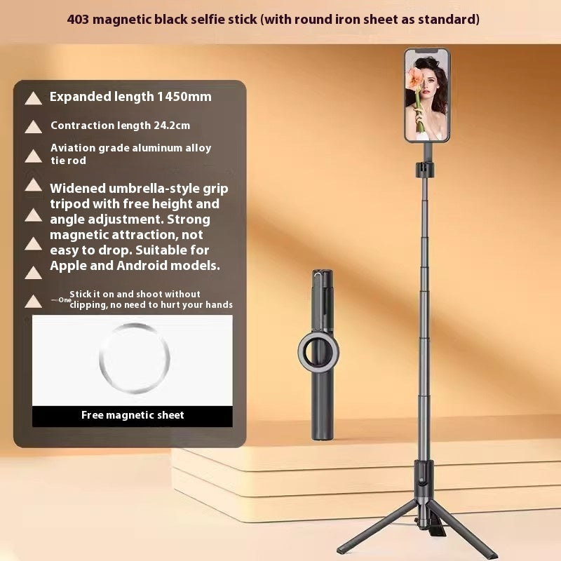 Magsafe Magnetic Selfie Stick Tripod Outdoor