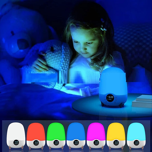 Colorful Atmosphere Bedroom Night Light Smart Bluetooth Speaker